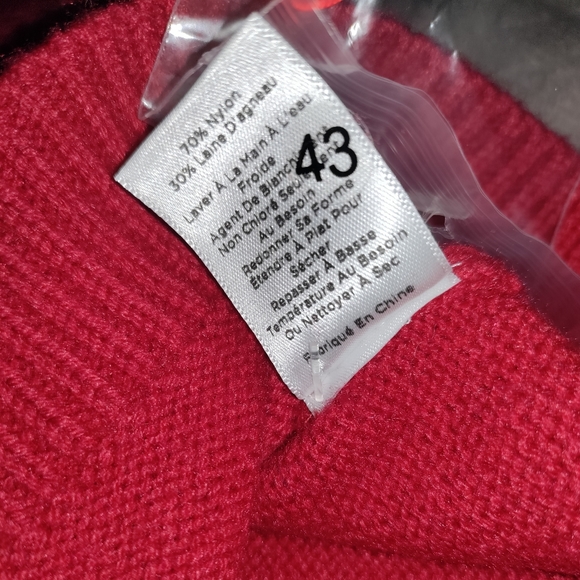 🆕Talbots | Lambswool Fair Isle Holiday Nordic Cardigan Sweater in Red Size 2XP - Picture 7 of 10